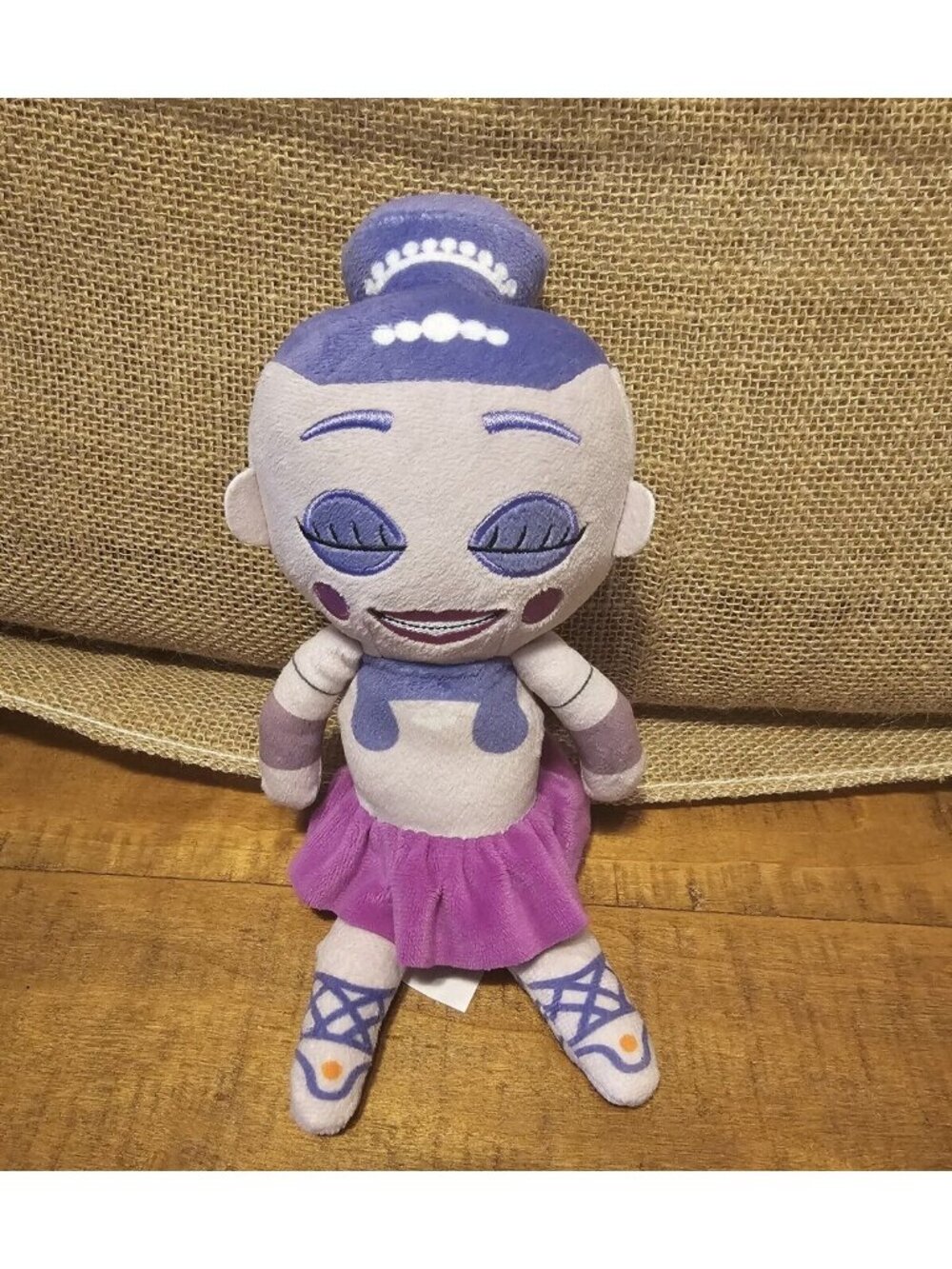 FIVE NIGHTS AT FREDDY’S FNAF Sister Plush Purple Doll Ballerina Stuffed Plush